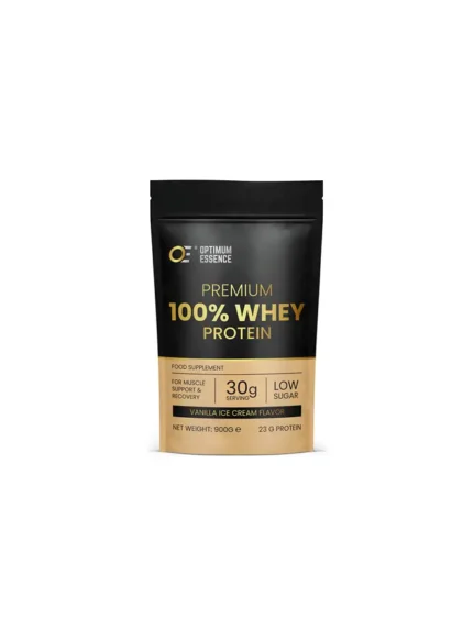 OptimumEssence® Ultimate Gym Stack – Vanilla | Whey, Kreatin & Pre-Workout